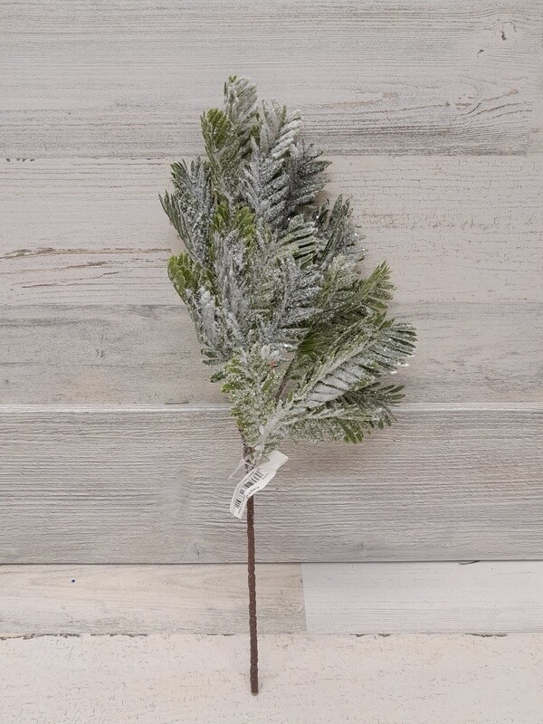 16&quot; Snowy Pine Spray