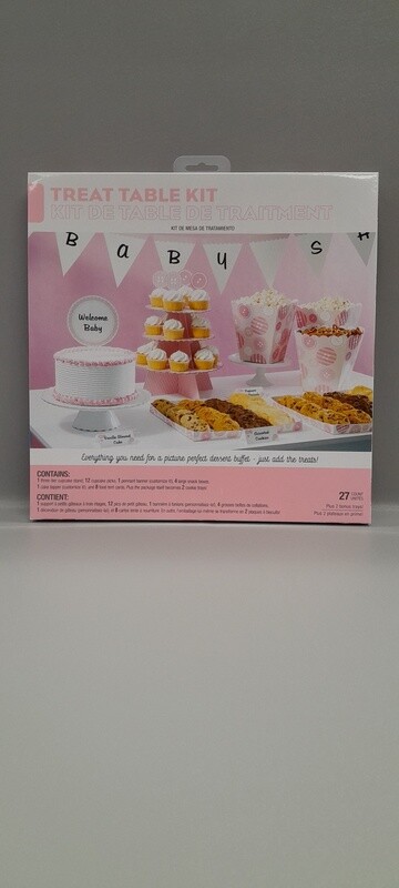 27pc Treat Table Kit  Pink