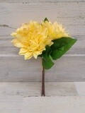 11&quot; Dahlia Bundle x3 Yellow