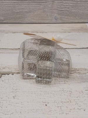 8pc Ice Cubes Clear
