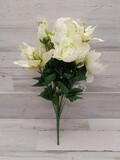 19&quot; Mixed Lily Bush x14 Cream/Green