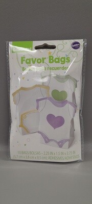 10pc 2.25&quot;x1.5&quot;x3.75&quot; Baby Favor Boxes