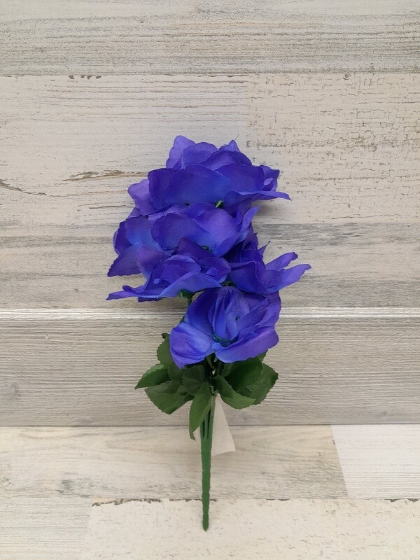 12&quot; Rose Bush x7 Navy