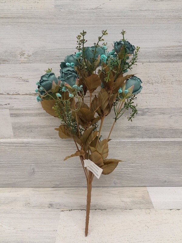 16&quot; Rose Bush x9 Blue