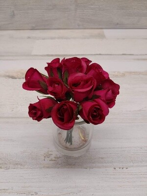 Sweetheart Rosebud Pick x12 Magenta