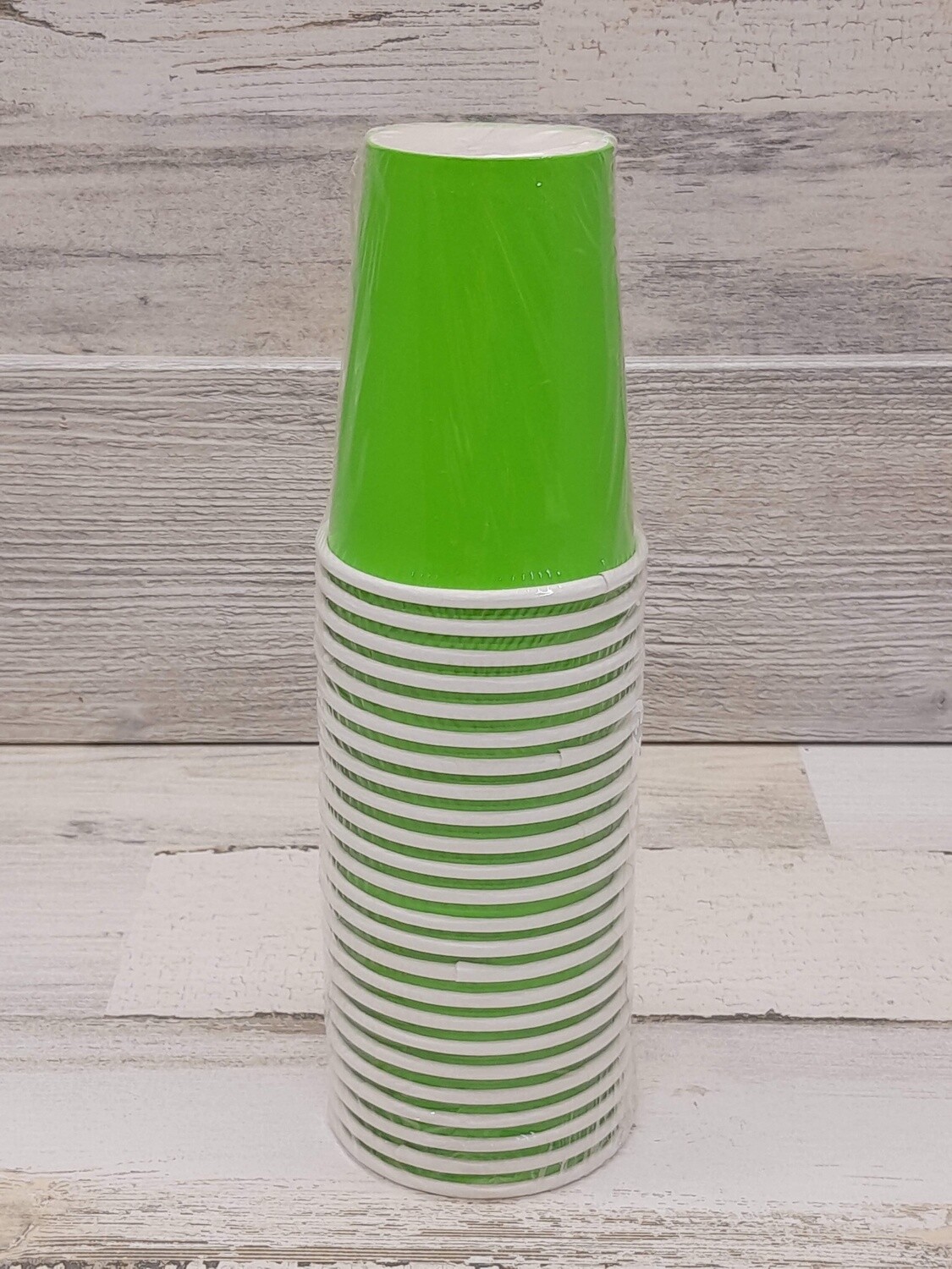 24pc 9oz Paper Cups Fresh Lime