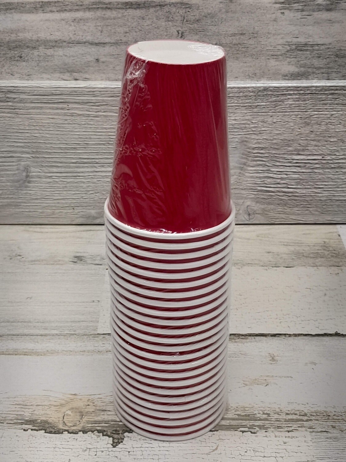 24pc 9oz Paper Cups Hot Pink