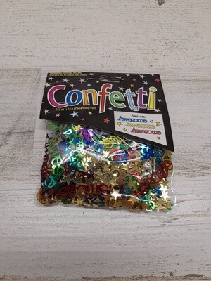 1/2oz Awesome &amp; Star Confetti