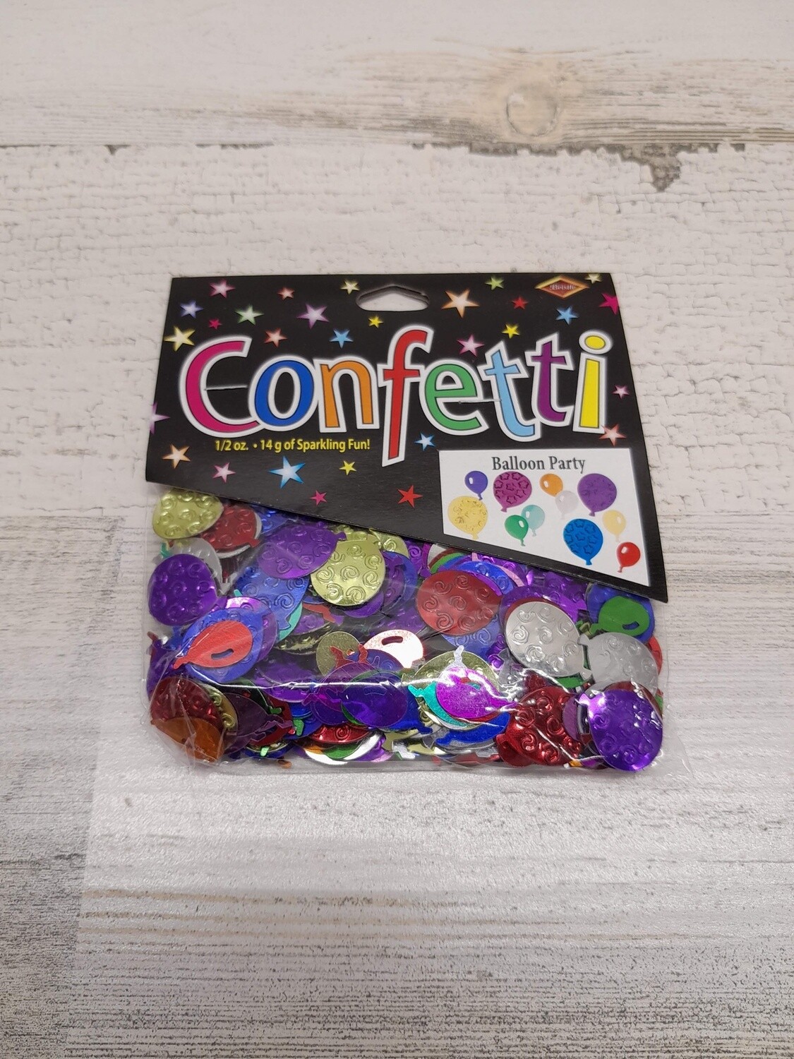 1/2oz Balloon Party Confetti Multi