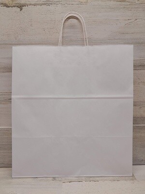 14&quot;x10&quot;x15&quot; Paper Gift Bag White