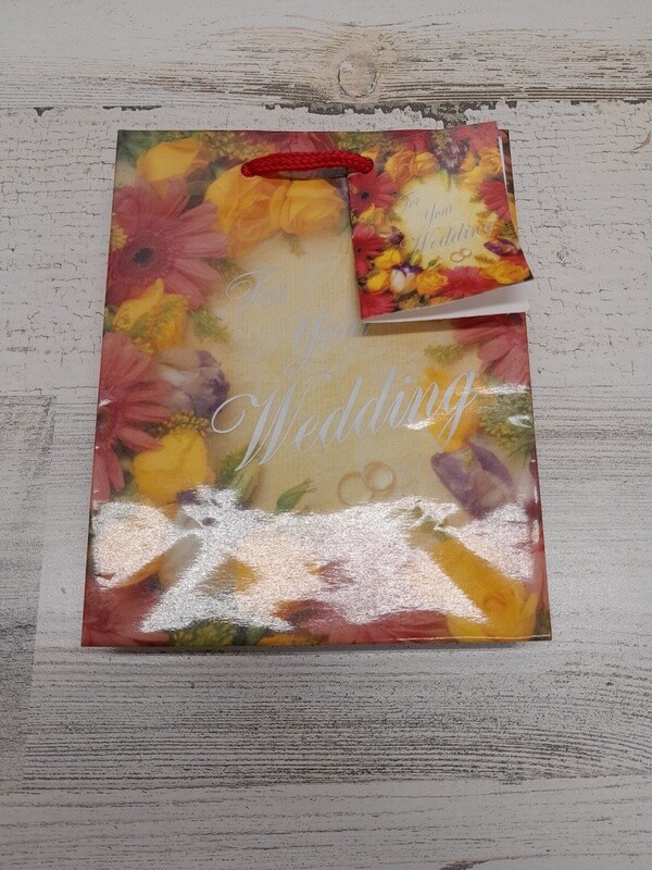 4.5&quot;x2.5&quot;x5.75&quot; Small Wedding Gift Bag