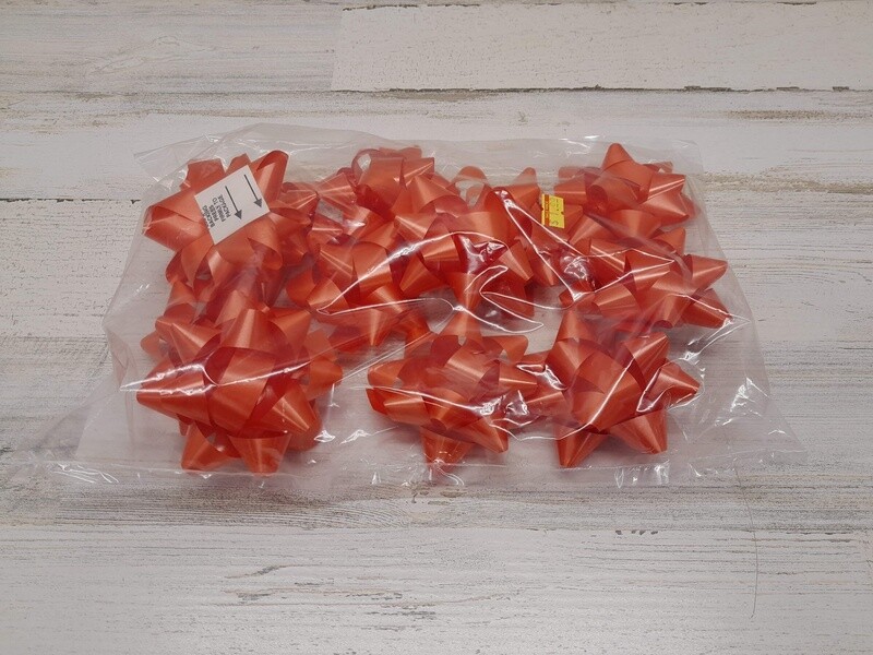 12pc 3.5&quot; Bow Orange