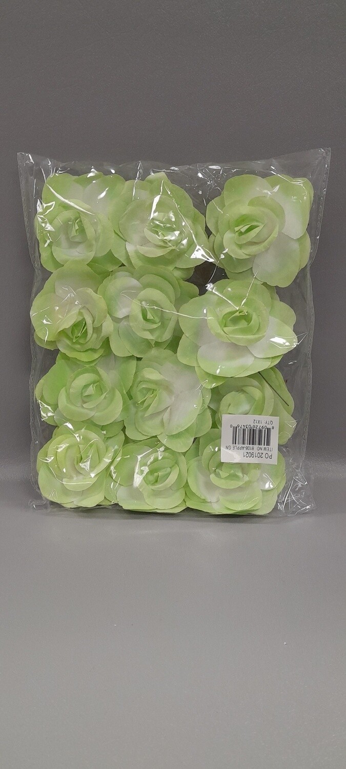 Large Paper Rose x12 Apple