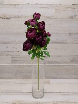 22&quot; Mini Ranunculus Spray Purple