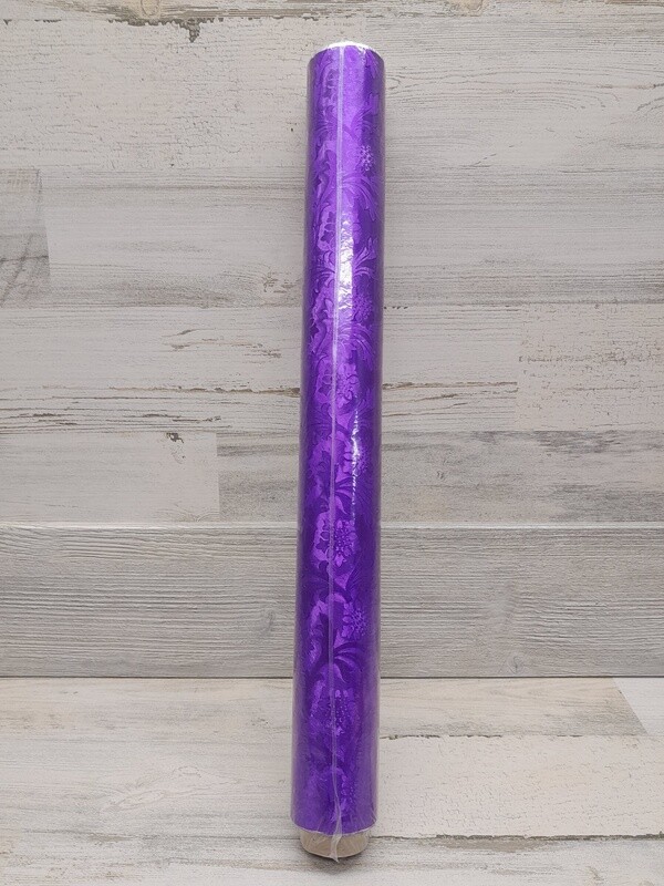 20&quot;x50&#39; Embossed Foil Roll  Purple