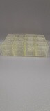 12pc 1.25&quot; Plastic Baby Block Containers Yellow