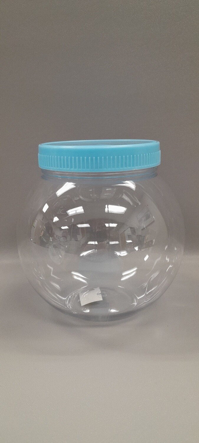 5.25&quot; Plastic Ball Bottle Blue