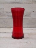 4&quot;x8&quot; Vase Ruby (Glass)