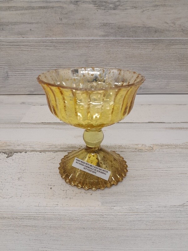 4.5&quot; Gold Bowl (Glass)