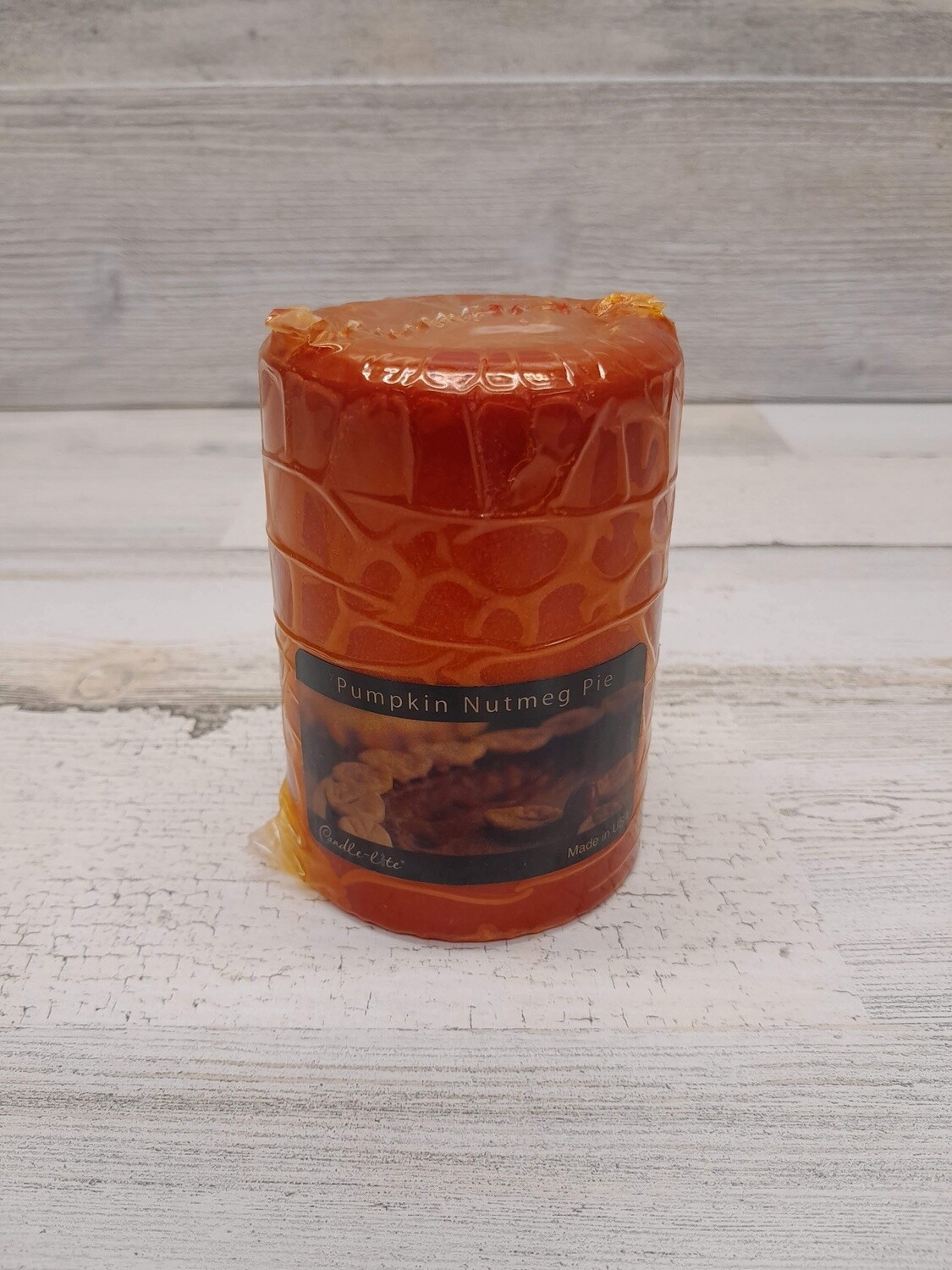 3&quot;x3.5&quot; Pillar Candle Pumpkin Nutmeg Pie