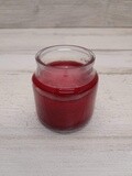 3oz 1 Wick Jar Candle Dark Red Apple Cinnamon