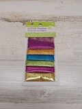 6pc 12gr  Glitter Pouches Assorted