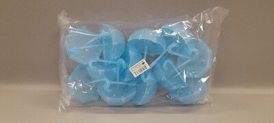 12pc 3&quot;x4&quot; Plastic Umbrella Box Clear/Blue