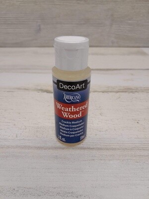 2oz Weathered Wood Crackle Medium