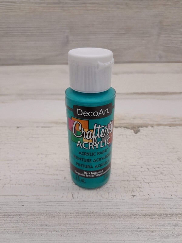 2oz Acrylic Paint Dark Turquoise