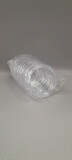 12pc 3&quot; Plastic Napkin Rings Clear