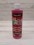 8oz Acrylic Paint Christmas Red