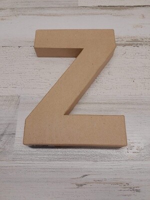 *8&quot; Paper Mache Letter-Z