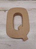 *8&quot; Paper Mache Letter-Q