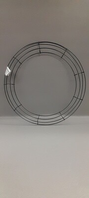 18&quot; 4 Ring Wire Box Wreath Form