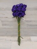 Rosebud Bouquet x12 Purple