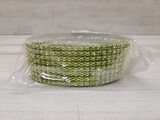 8 Row 4mm x10yd Rhinestone Mesh Lime