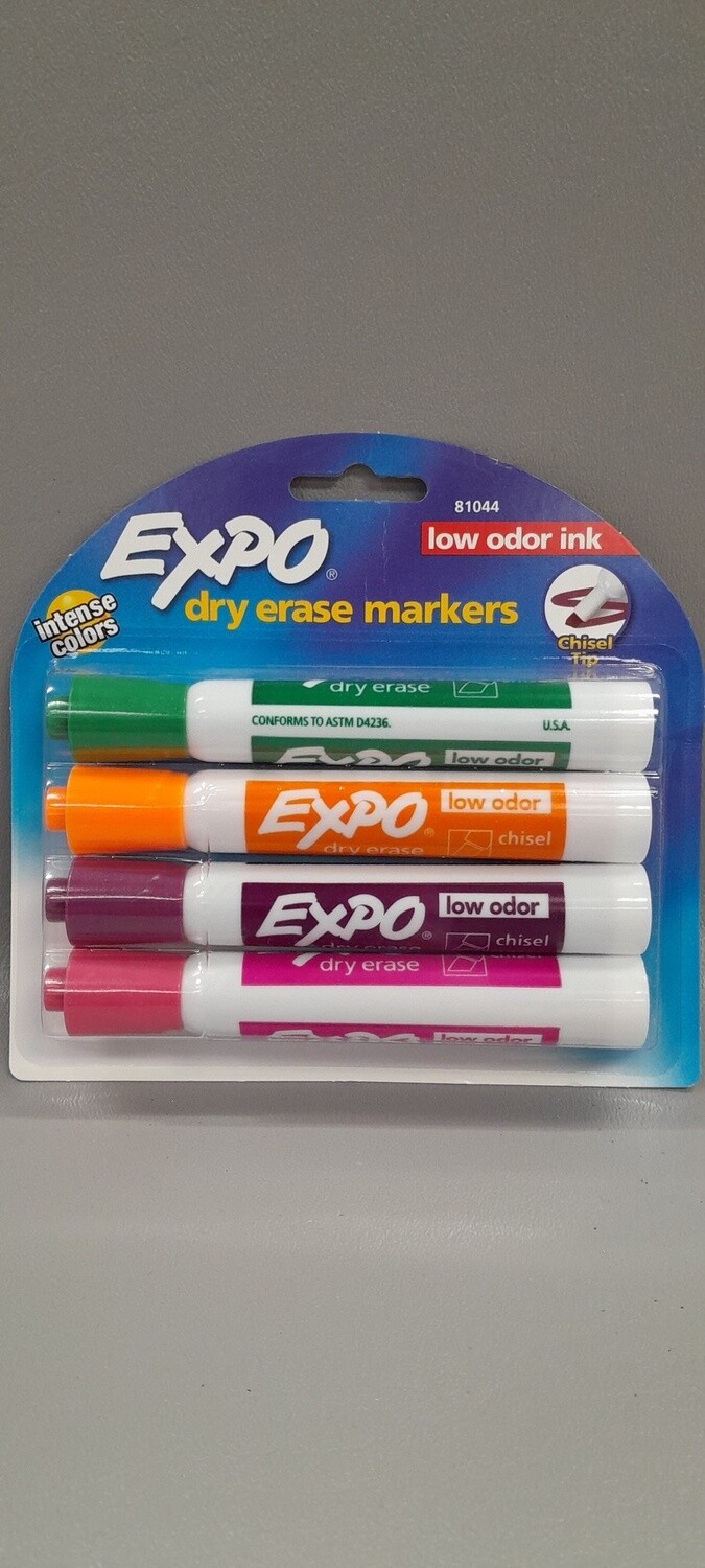 4pc Dry Erase Markers