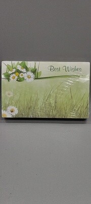 50pc Enclosure Cards Best Wishes