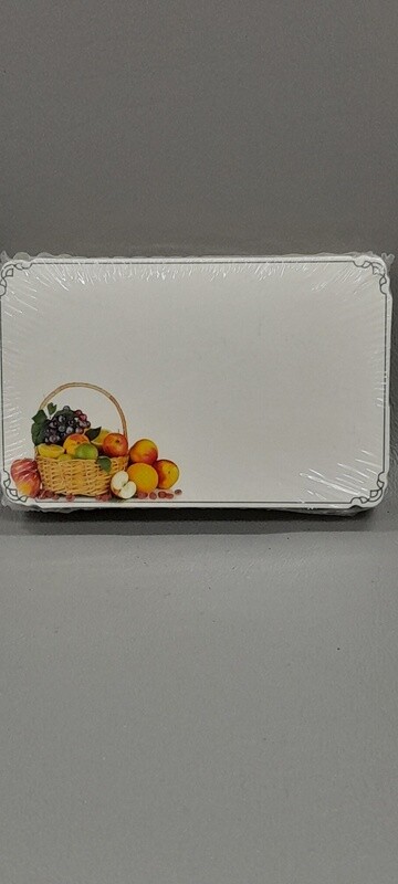 50pc Enclosure Cards Fruit Basket