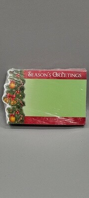 50pc Enclosure Cards Seasons Greetings (Garland)