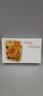 50pc Enclosure Cards Happy Birthday  w/Flowers