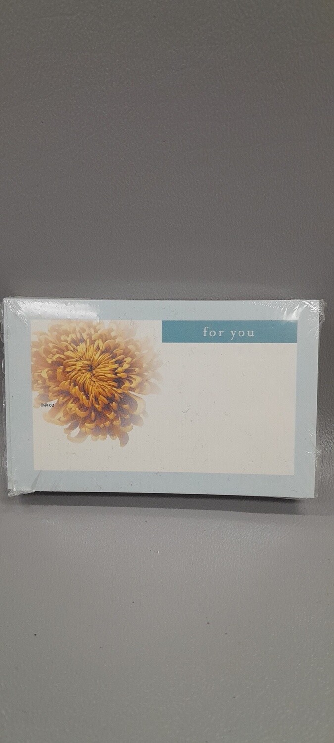 50pc Enclosure Cards For You (Floral)