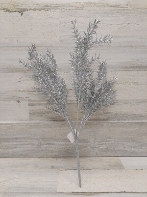 20&quot; Grass Bush x12 Silver