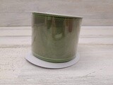 2.5&quot;x10yd Sheer Ribbon Moss