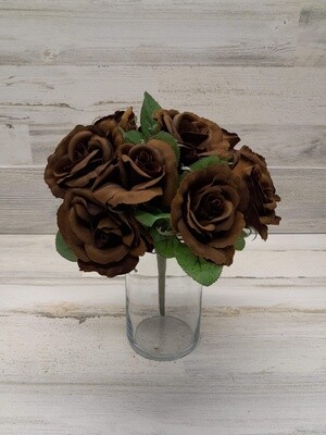 11&quot; Rose Bush x14 Chocolate