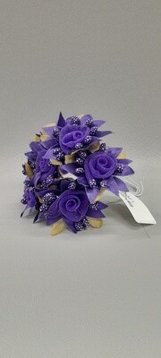 Organza Star Flower X6 Purple