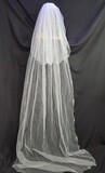 1pc  White Cathedral Veil