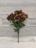 12&quot; Rose Bush x7 Chocolate