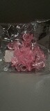 12pc 3/4&quot; Mini Acrylic Baby Pacifier Pink