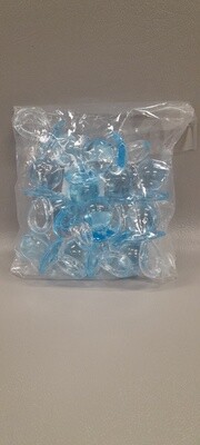 12pc 1.5" Pacifier Blue